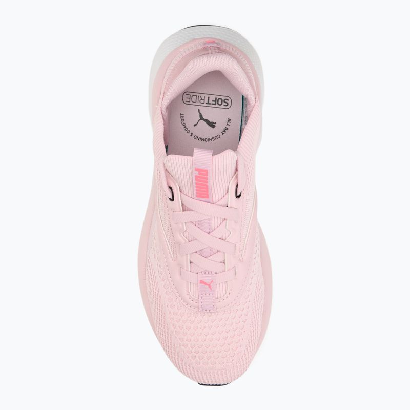Women's running shoes PUMA Softride Mayve rose mauve/puma black/sun struck 5