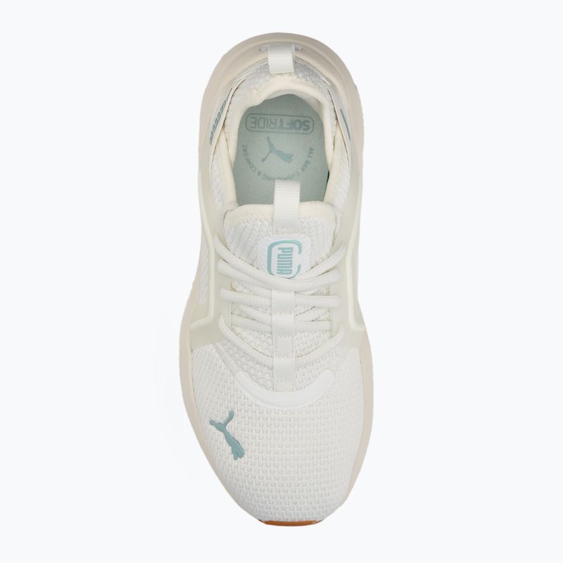 Women's running shoes PUMA Softride Enzo 5 warm white/modern mint 5