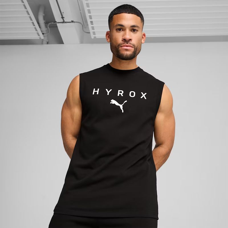 Men's training T-shirt PUMA Hyrox Cutoff Tank black 2
