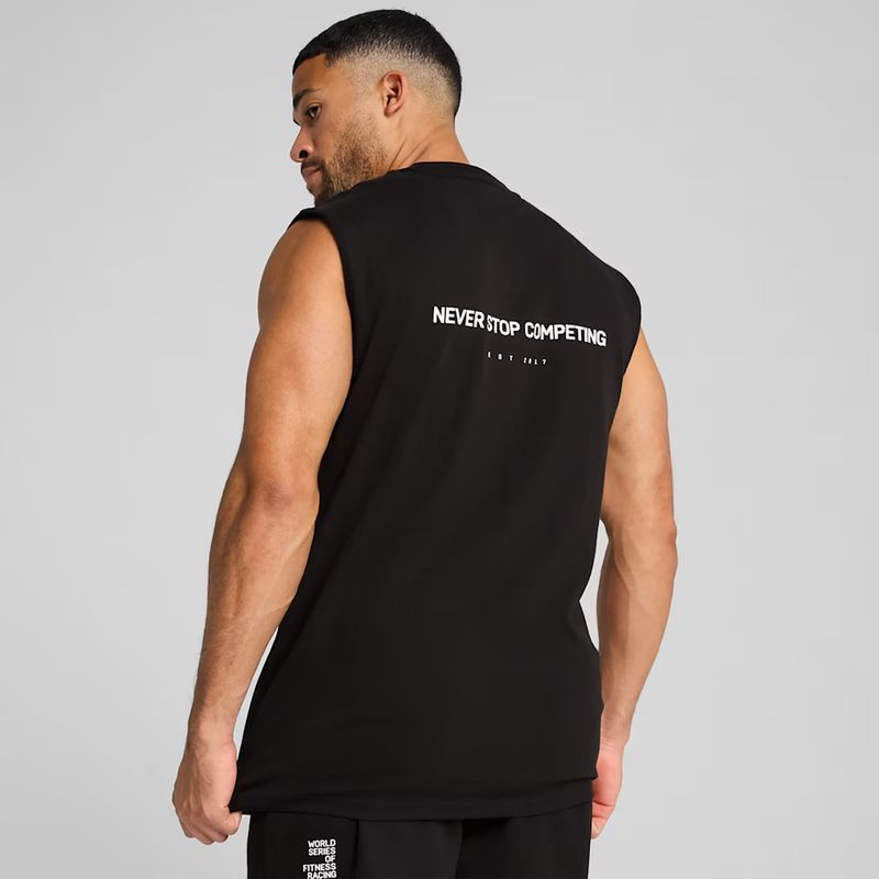 Men's training T-shirt PUMA x HYROX Cutoff Tank black 4