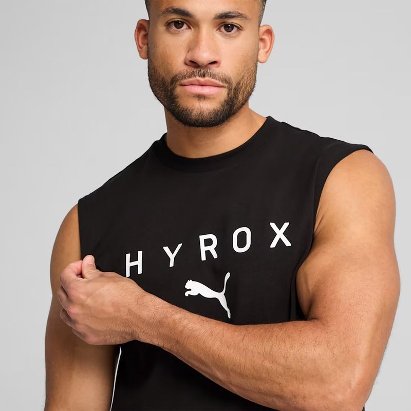 Men's training T-shirt PUMA Hyrox Cutoff Tank black 5