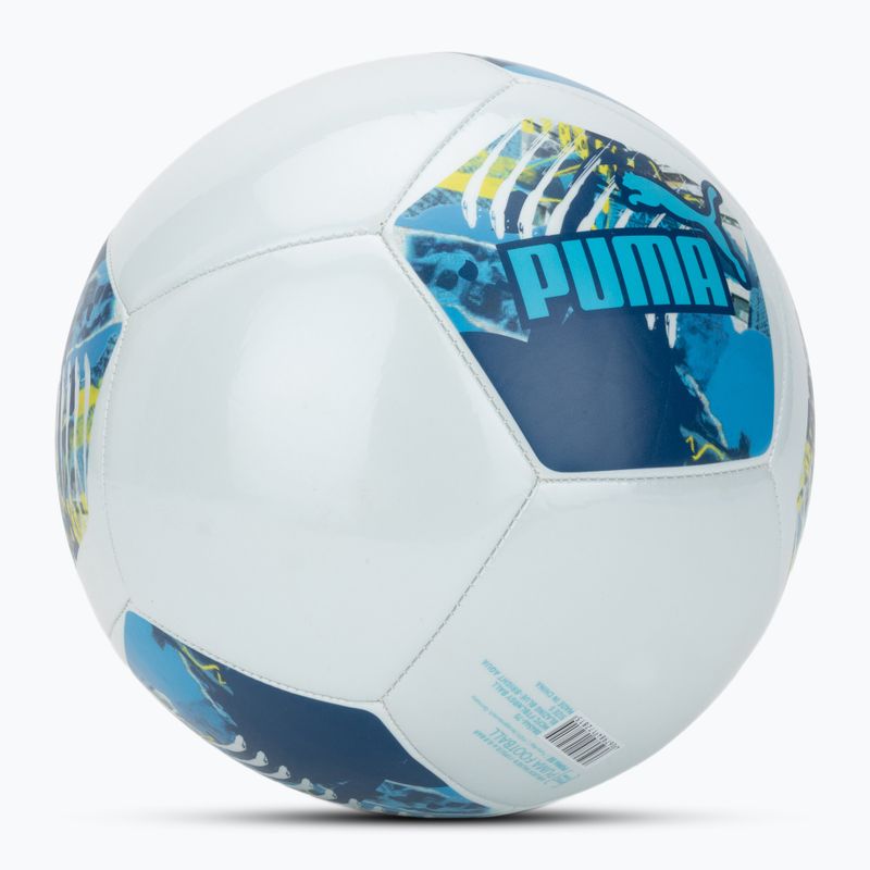 PUMA MCFC ftblNRGY blazing blue/bright aqua size 5 football 2