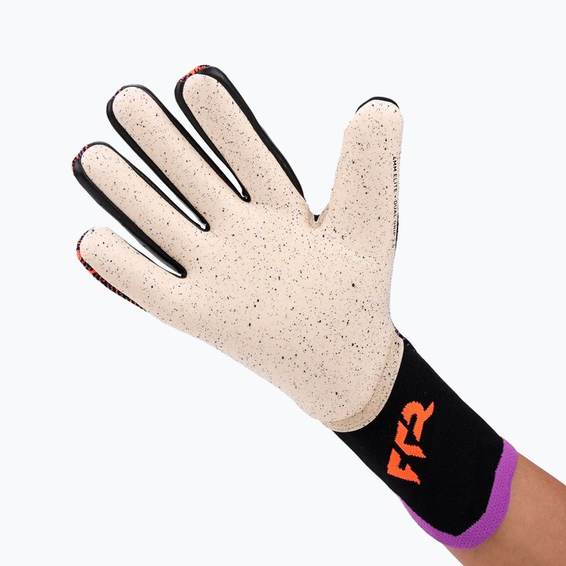 PUMA Future Ultimate NC goalkeeper gloves puma black/glowing red/purple glimmer 5