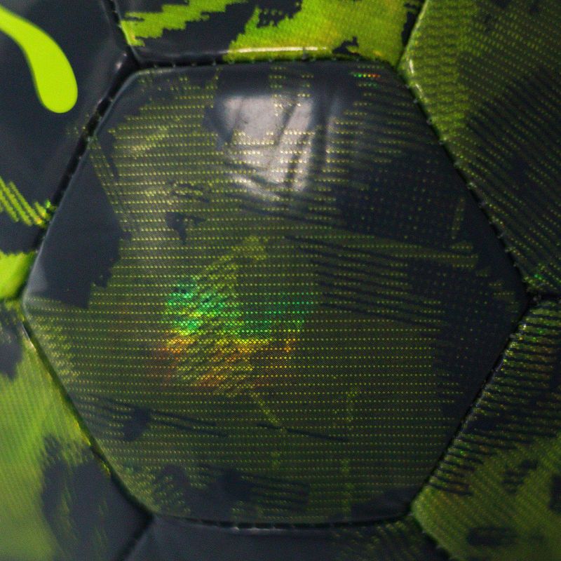 PUMA Cup Football Graphic yellow alert/green glare/galactic grey size 5 3