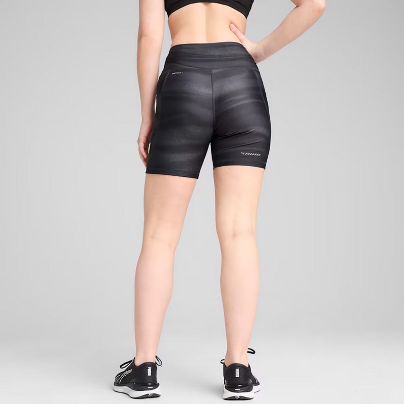 Women's running shorts Puma Run Velocity 5" AOP Tight puma black 5