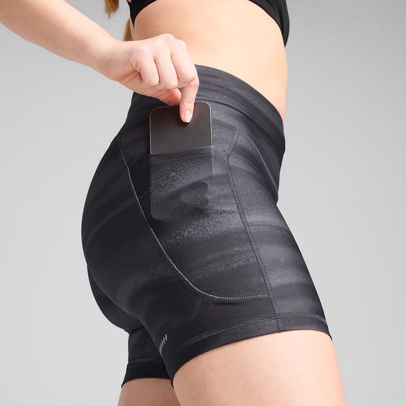 Women's running shorts Puma Run Velocity 5" AOP Tight puma black 7
