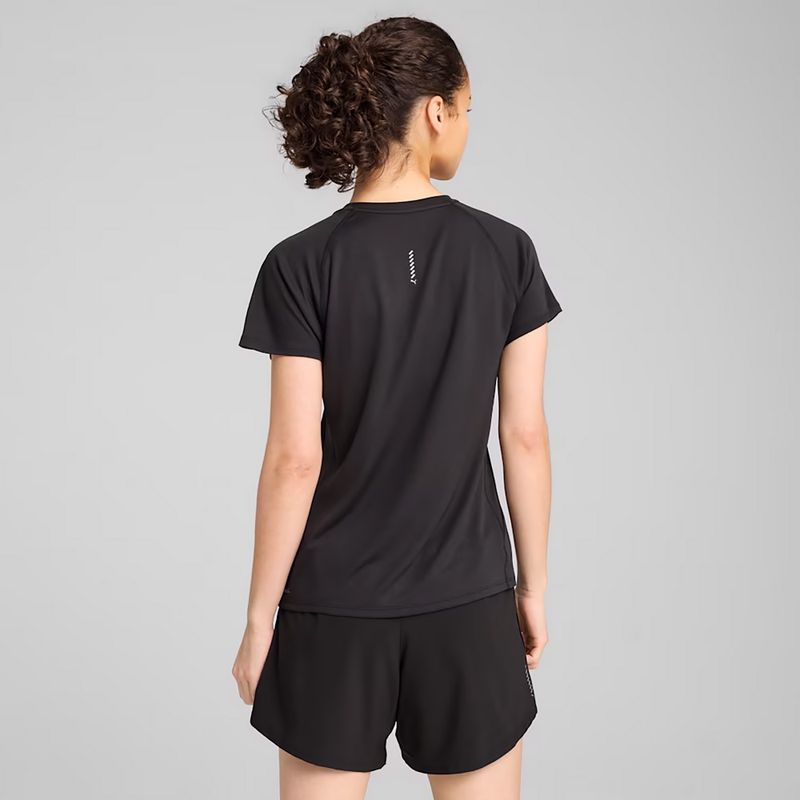 Women's running T-shirt PUMA Run Velocity Tee Poly puma black 5