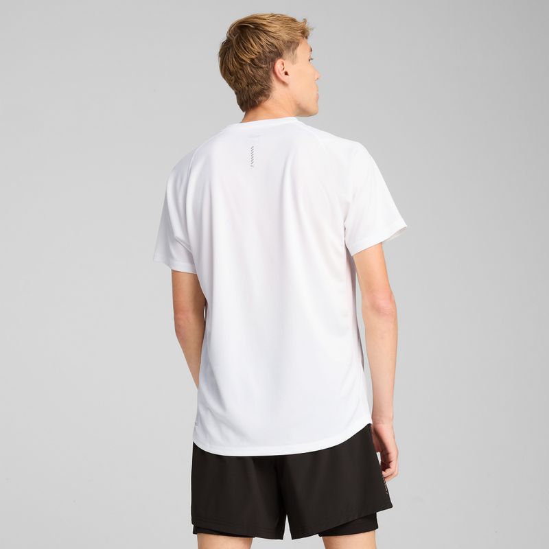 Men's running T-shirt PUMA Run Velocity Tee Poly puma white 4