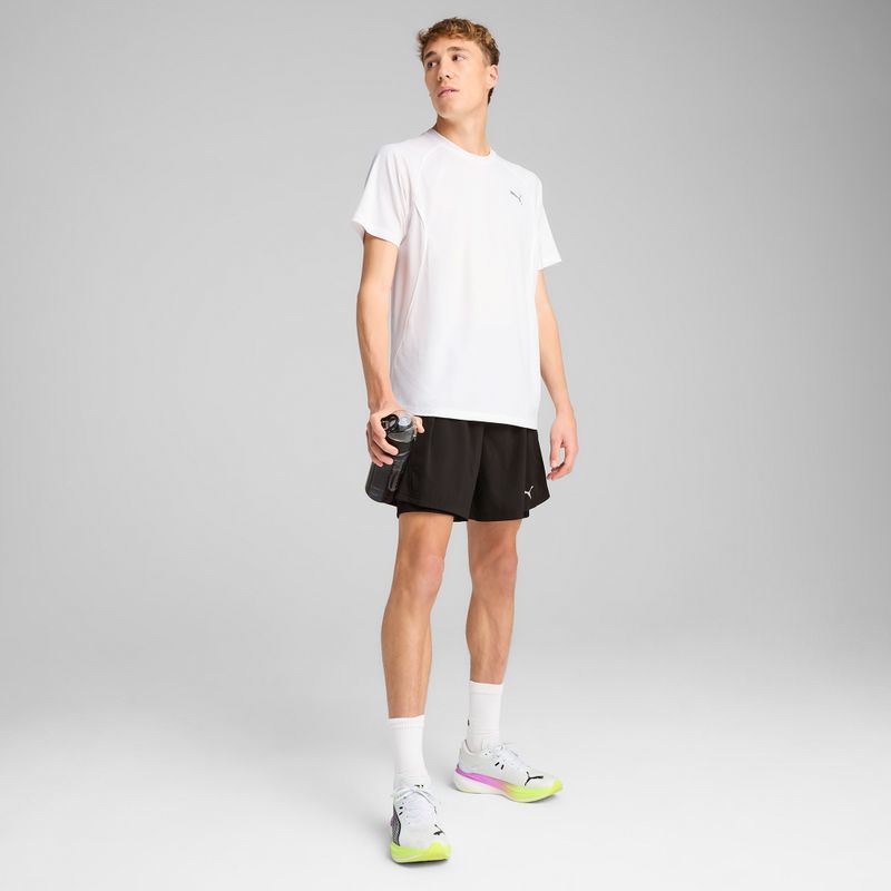 Men's running T-shirt PUMA Run Velocity Tee Poly puma white 5