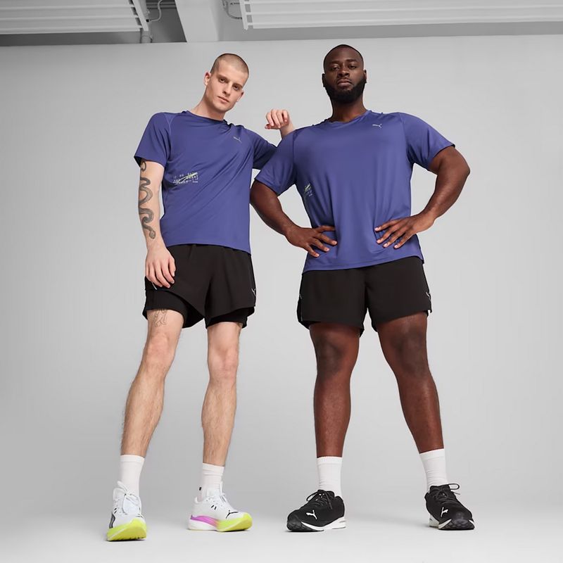 Men's Puma Run Ultrawave 2IN1 5" running shorts puma black 3