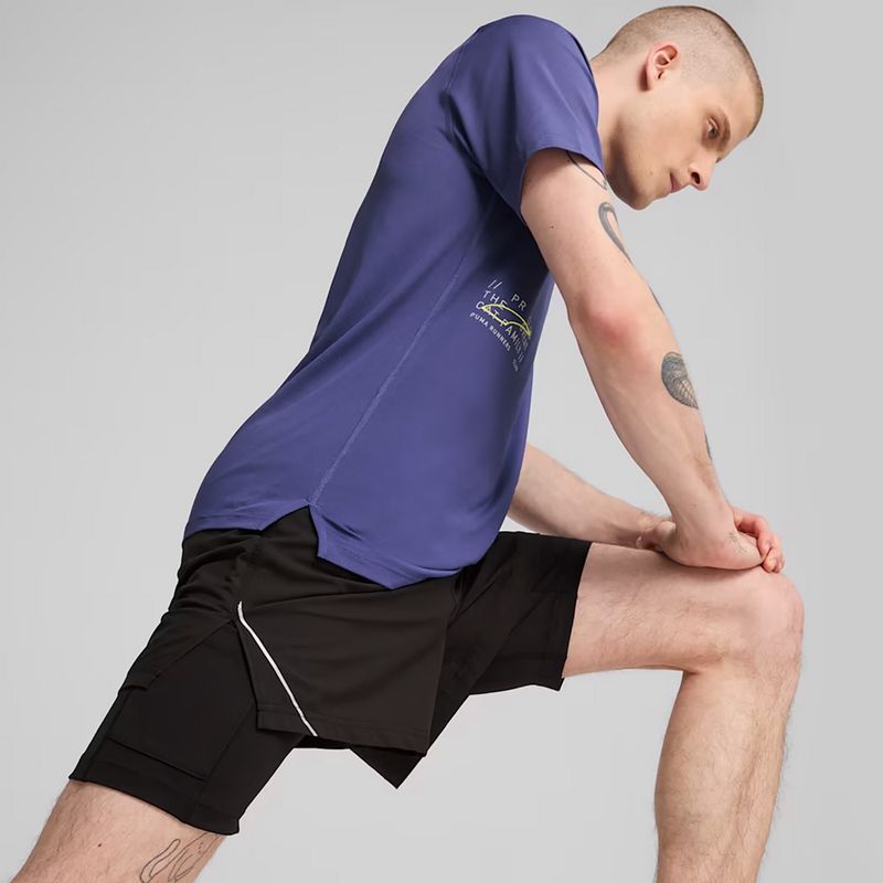 Men's Puma Run Ultrawave 2IN1 5" running shorts puma black 5