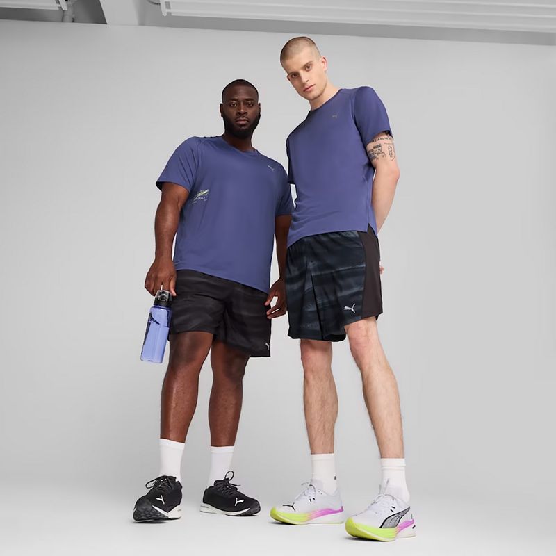 Men's running shorts PUMA Run Velocity AOP 7" puma black 3