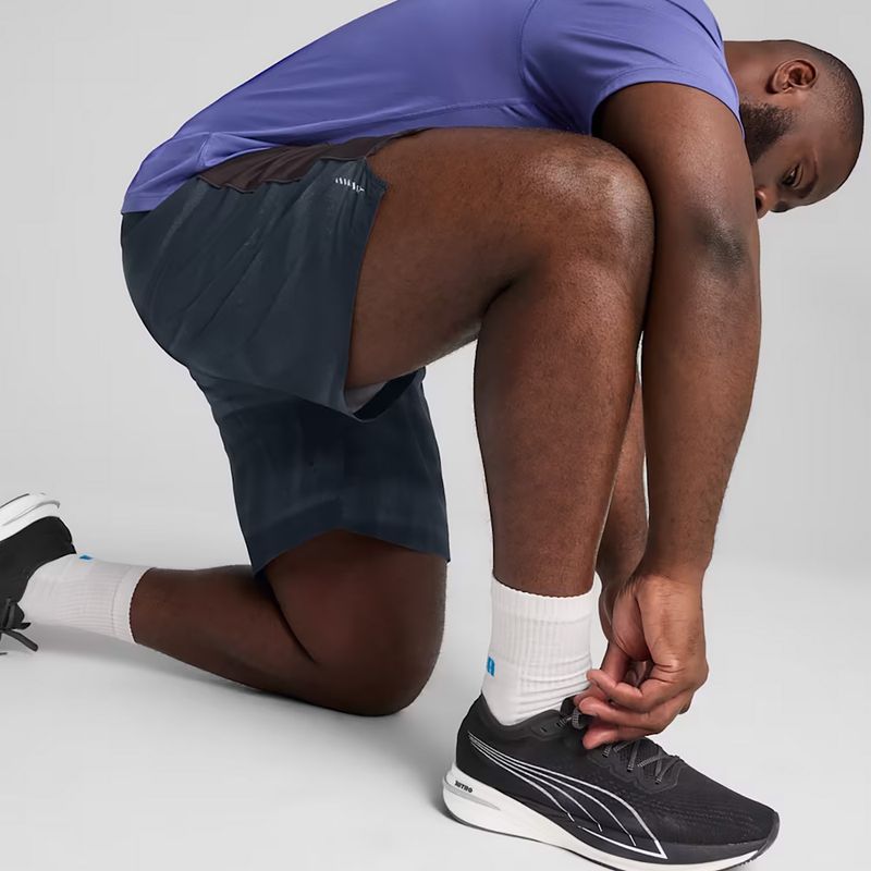 Men's running shorts PUMA Run Velocity AOP 7" puma black 5
