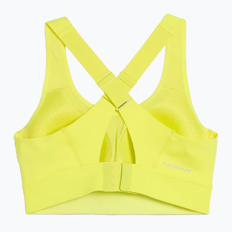 PUMA PWRbreathe Run lemon sherbert training bra 2