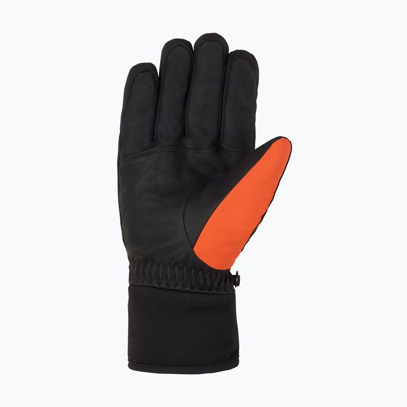 Men's ski glove ZIENER Gatis Aquashield orange pumpkin 3