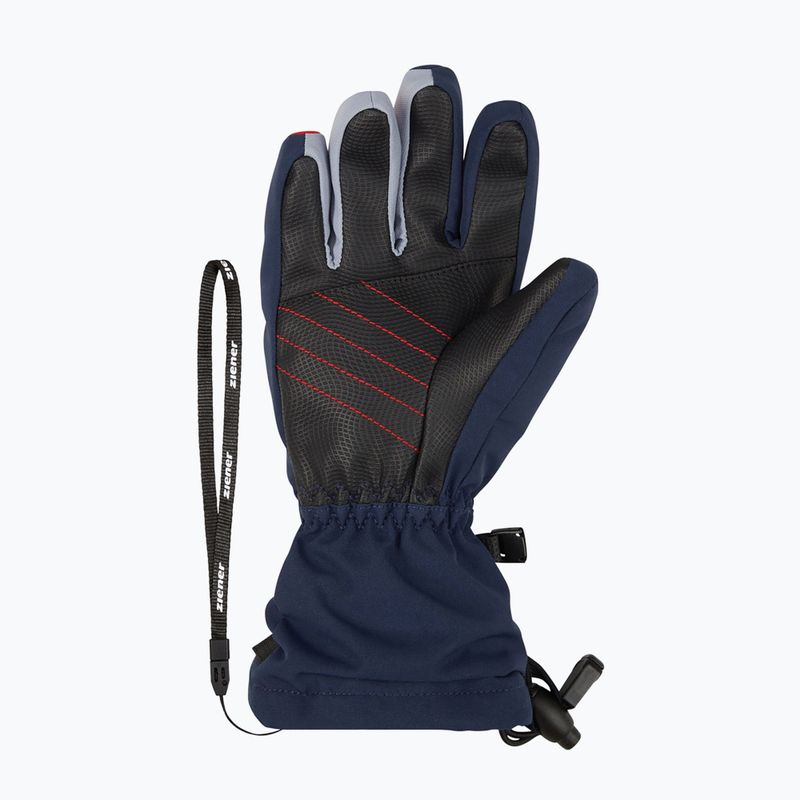 ZIENER Laval Aquashield AW children's ski glove dark navy 3