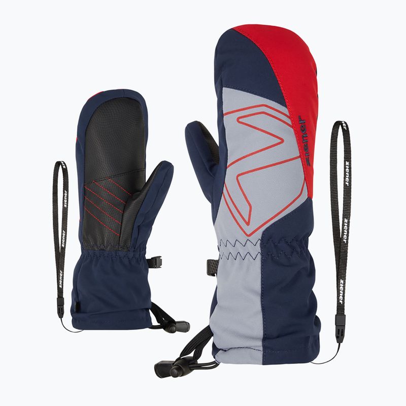 ZIENER Lavalino Children's Ski Gloves Aquashield AW Mitten dark navy