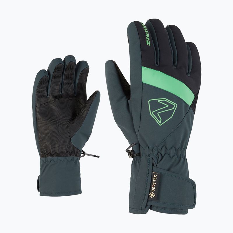 ZIENER Children's Ski Gloves Leif GTX dark jungle 6