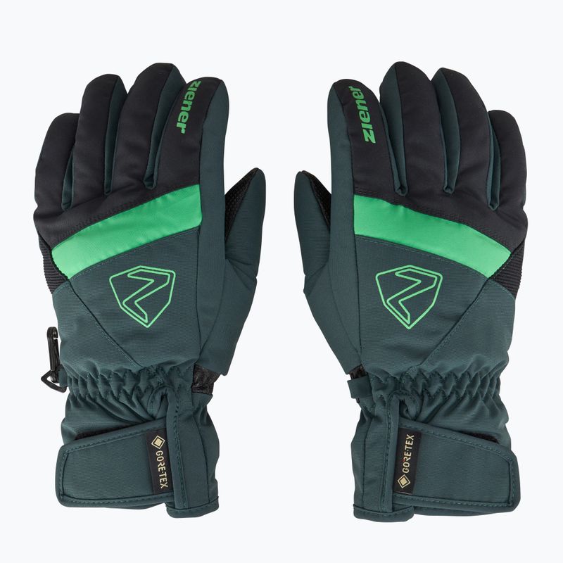 ZIENER Children's Ski Gloves Leif GTX dark jungle 3