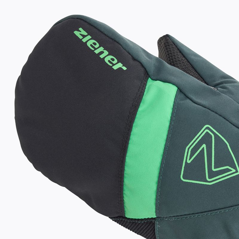 Children's Ski Gloves ZIENER Levin GTX Mitten dark jungle 4