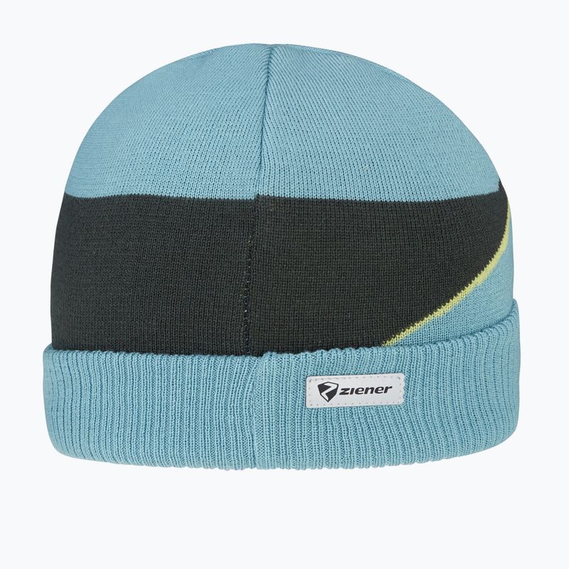 ZIENER children's winter beanie Iduni river blue 2