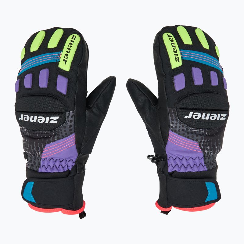 ZIENER Children's Ski Gloves Luron Aquashield PR Mitten multicolor 3