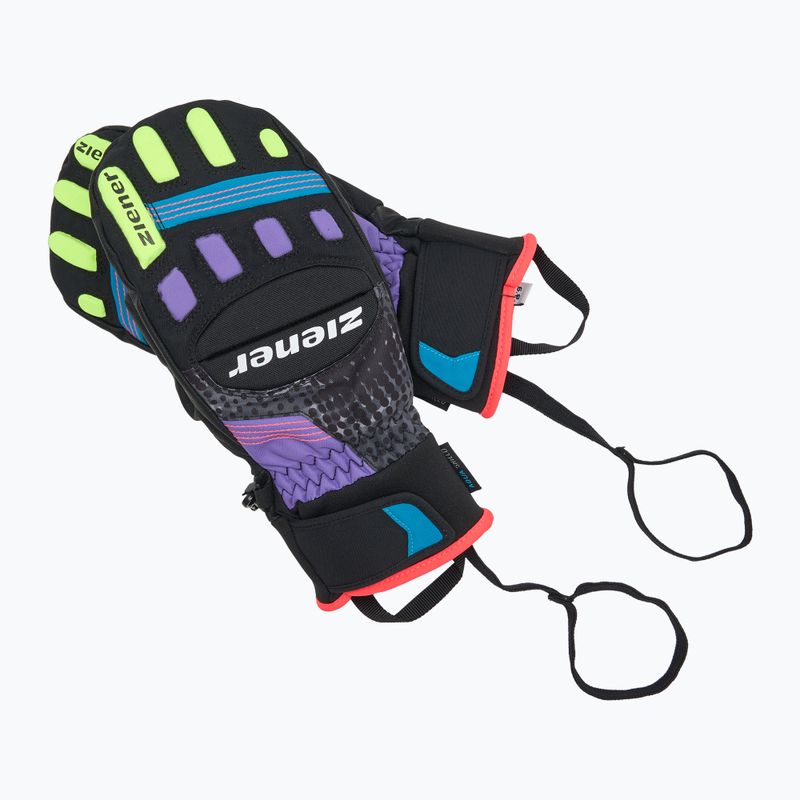 ZIENER Children's Ski Gloves Luron Aquashield PR Mitten multicolor 6