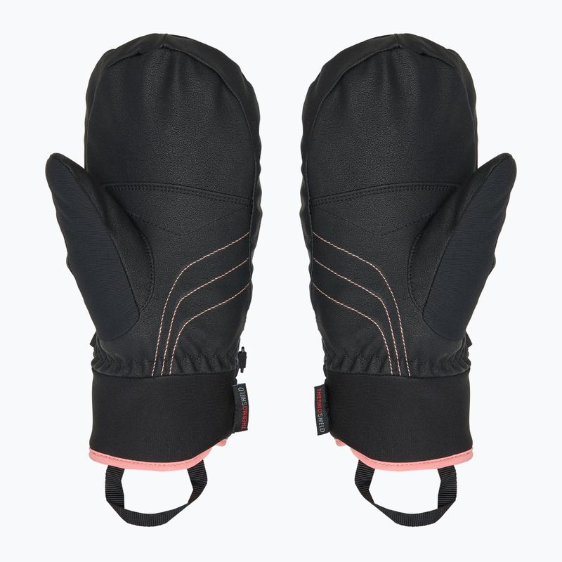 ZIENER Children's Ski Gloves Luron Aquashield PR Mitten black/pink vani 2