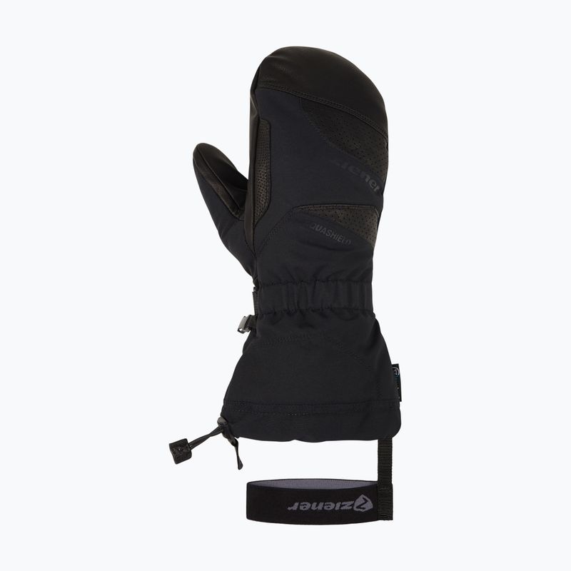 Men's ski glove ZIENER Gaikus Aquashield AW alpine black 8