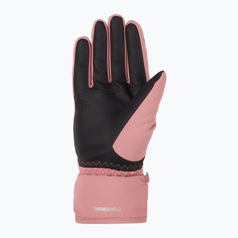 Women's ski gloves ZIENER Kisar Aquashield rose blossom 3