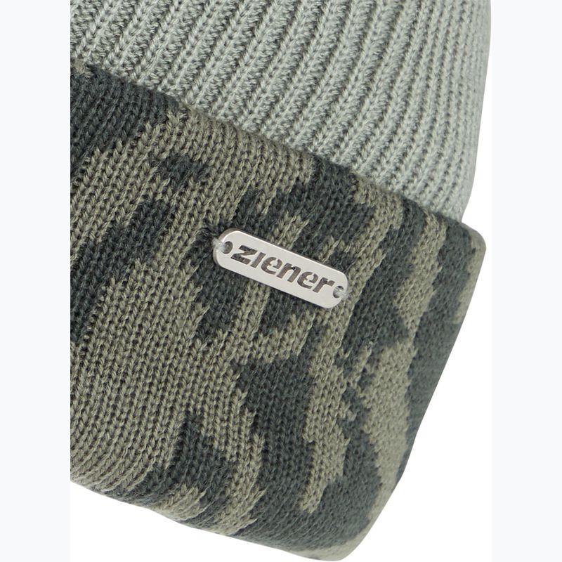 ZIENER winter beanie Ihansia green frost 3