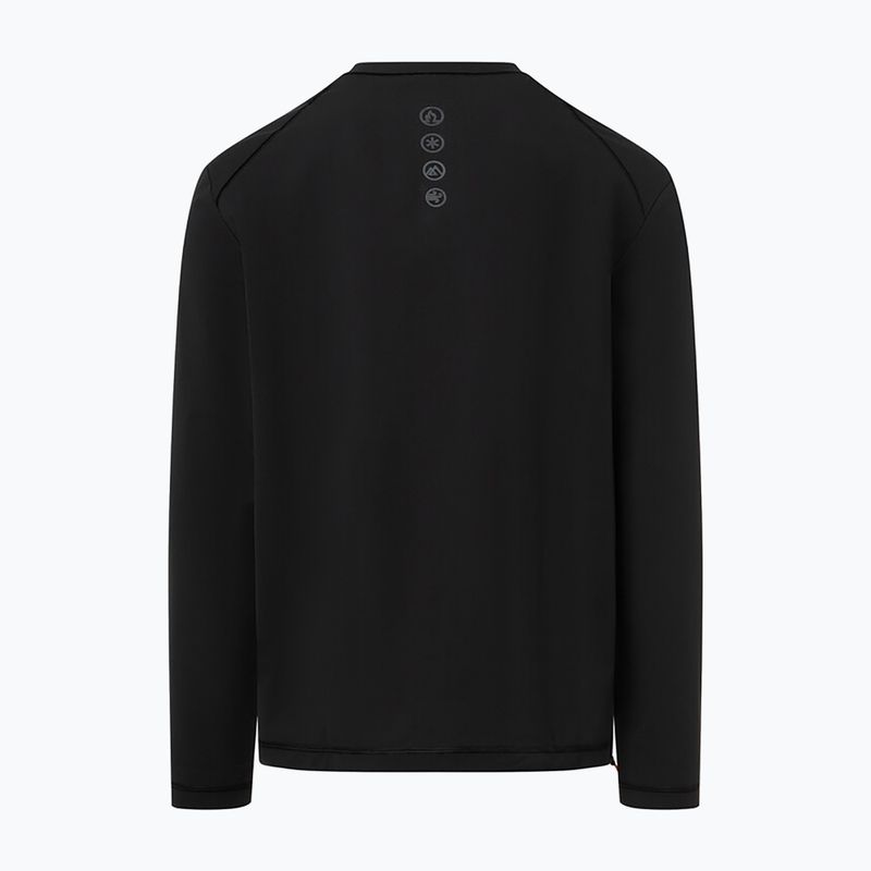 Men's thermal active sweatshirt BOGNER FIRE+ICE Alejo 1/4 Zip black 2
