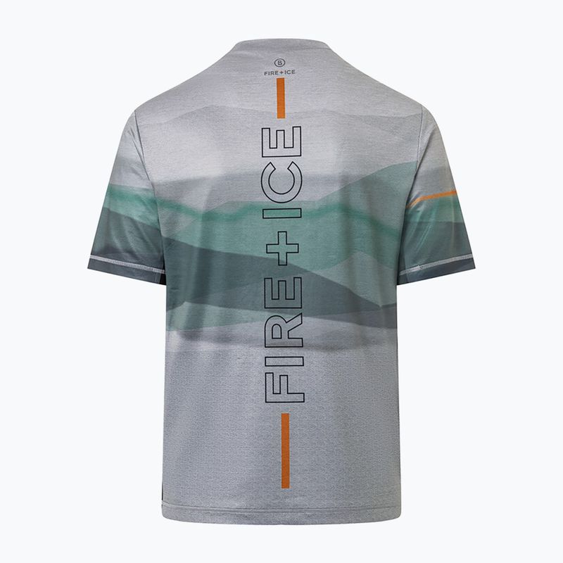 Men's thermal longsleeve BOGNER FIRE+ICE Balduin2 1/4 Zip liquid silver 2