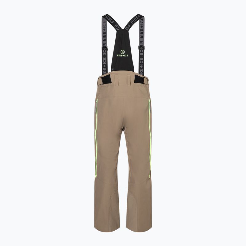 Men's ski trousers BOGNER FIRE+ICE Tarius-T walnut 2