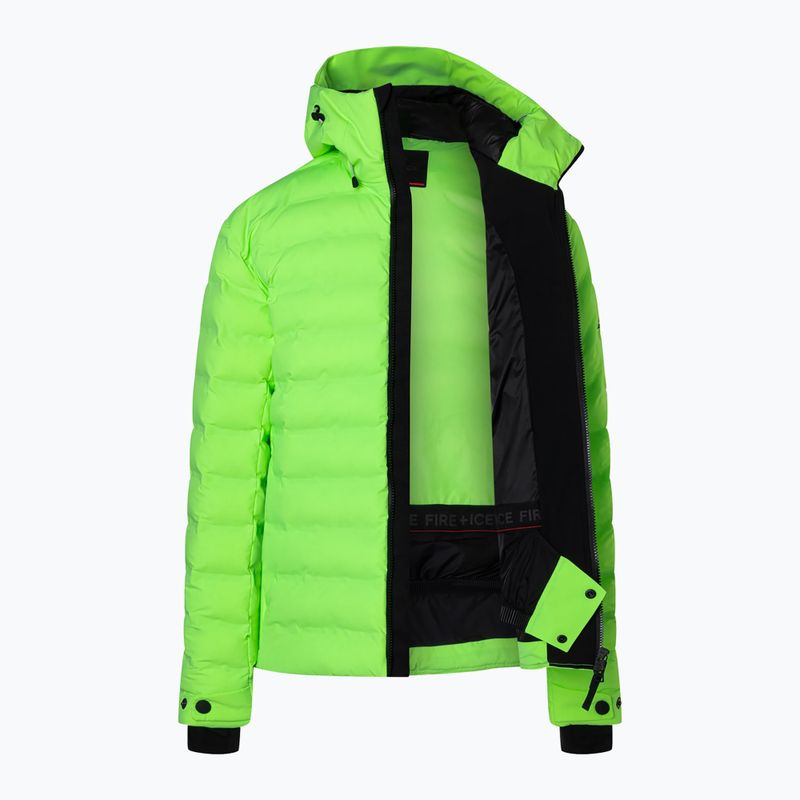Men's ski jacket Bogner Fire+Ice York vibrant lime 3