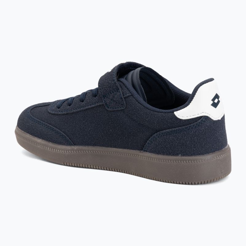 Children's shoes Lotto Vintal SC Kids navy/white 3