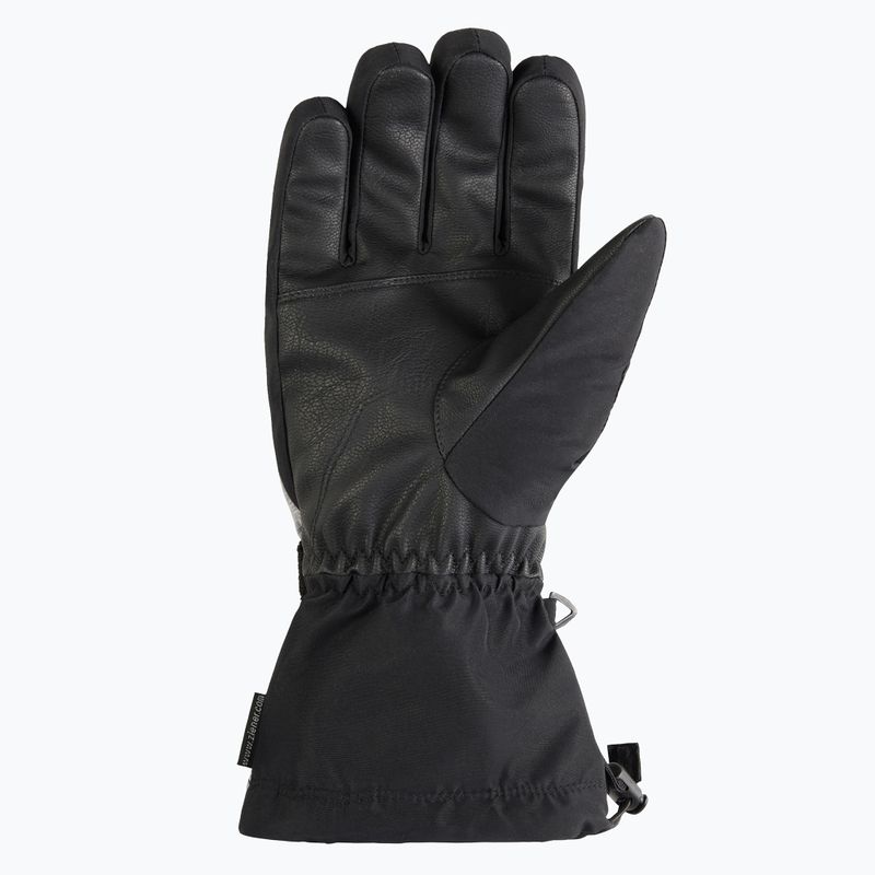 Men's ski gloves ZIENER Gentiano-Z AS black/white 3