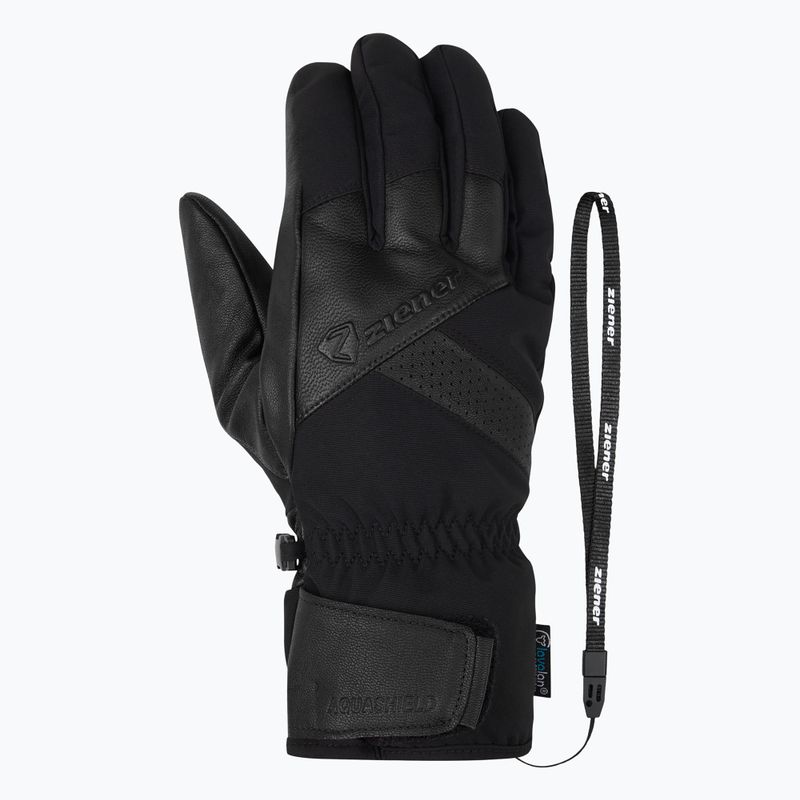 Men's ski gloves ZIENER Getter-Z AS AW black 2