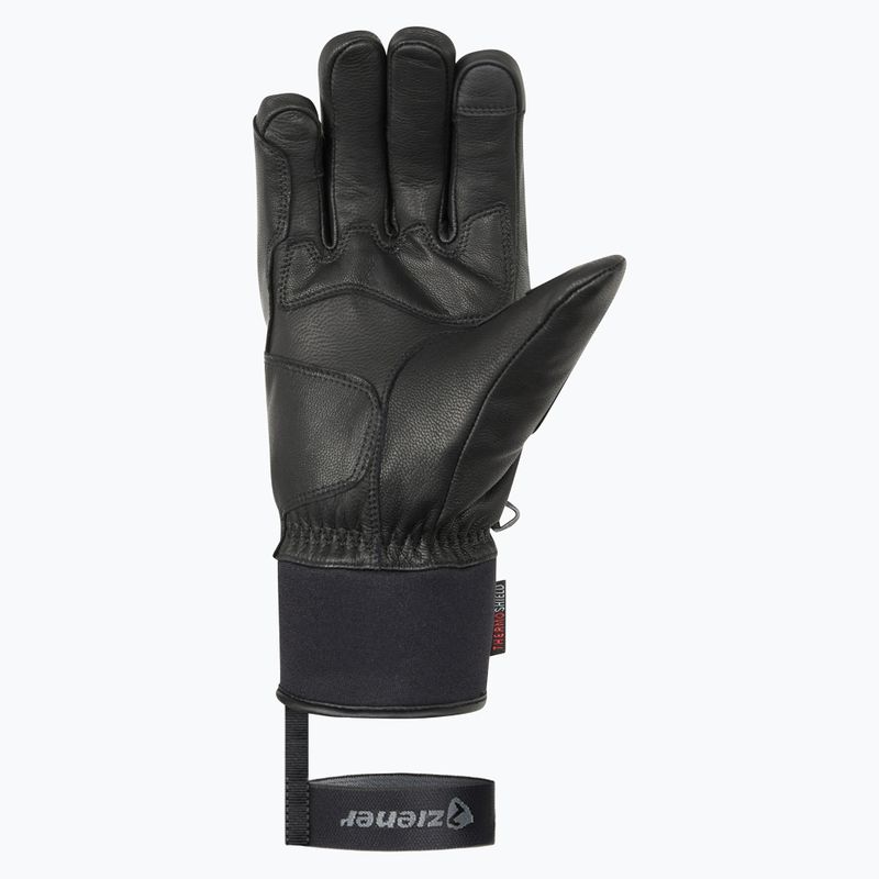 Men's ski gloves ZIENER Galf-Z AS PR Touch black 3