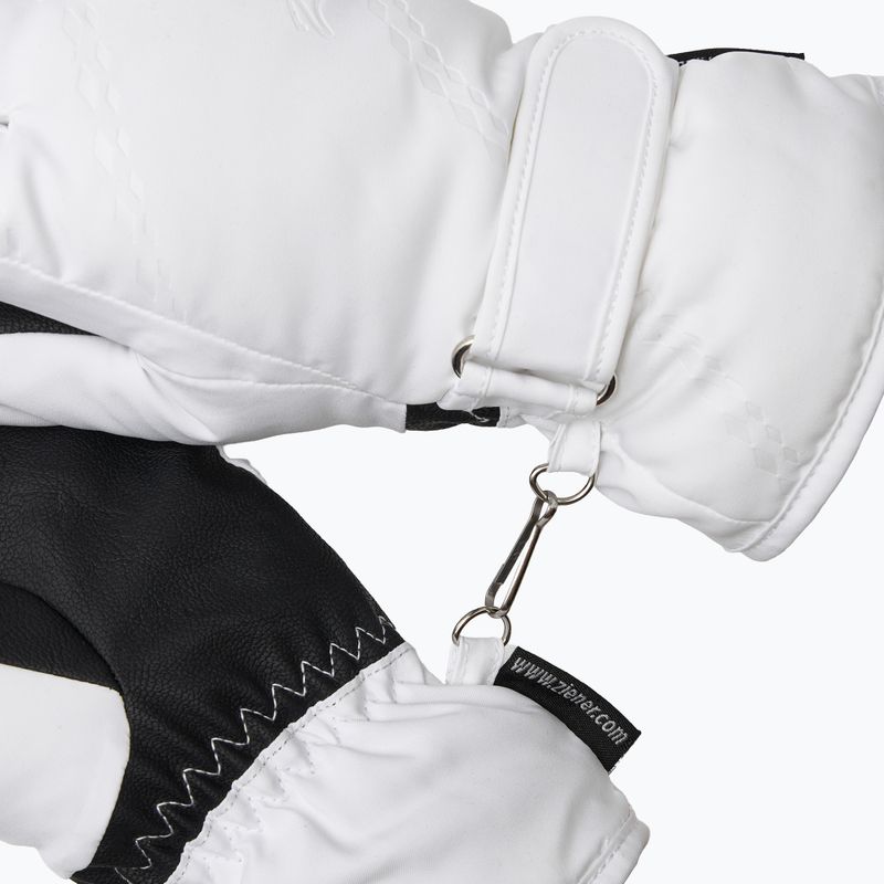Women's ski gloves ZIENER Keva-Z PR white 5