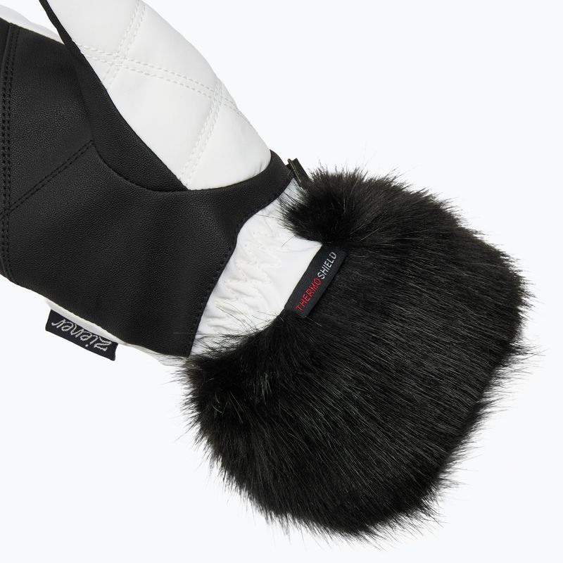 Women's ski gloves ZIENER Kwinzi-Z Mitten white 4