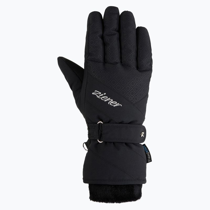 Women's ski gloves ZIENER Kendri-Z AS PR black 2