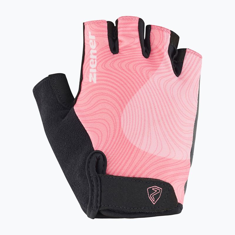 Women's cycling gloves ZIENER Cleni-Z Lady strawberry sorbet 2