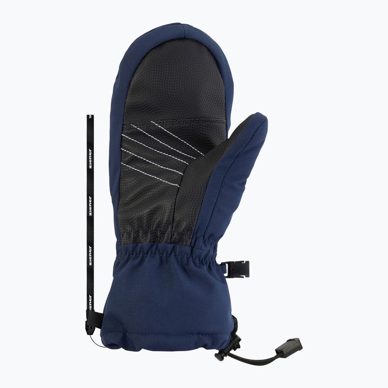 Children's ski gloves ZIENER Lavalino-Z Aquashield AW Mitten dark navy/cobalt blue 3