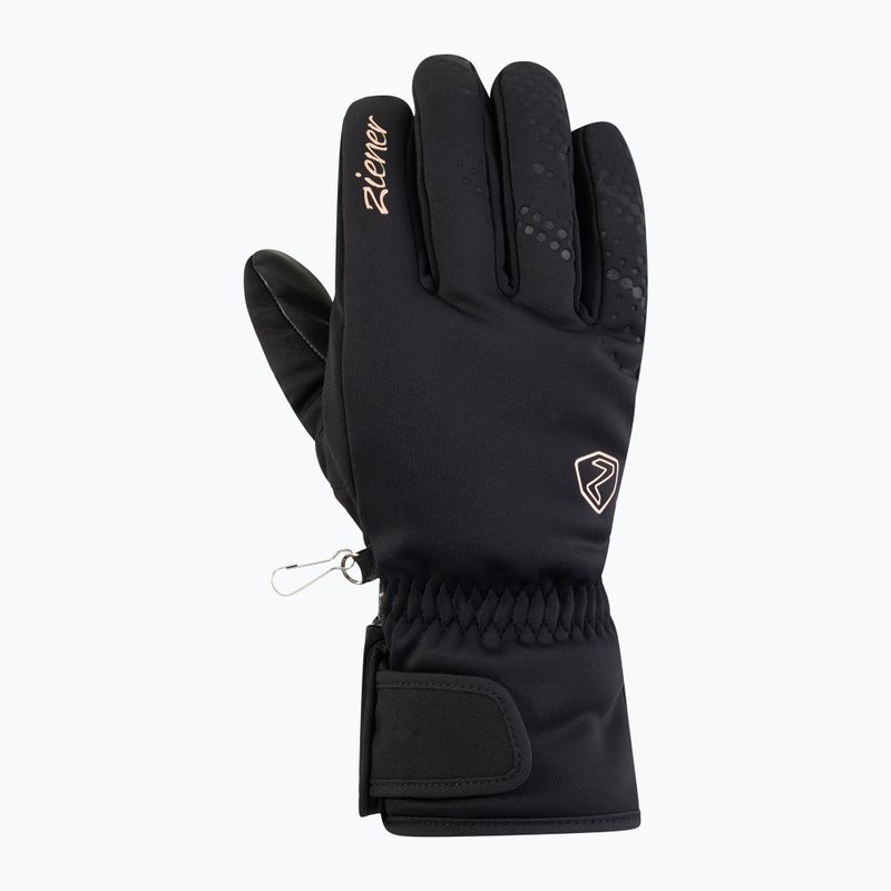 Women's ski gloves Ziener Kehnia-Z Aquashield PR Glove black/rose metallic 2