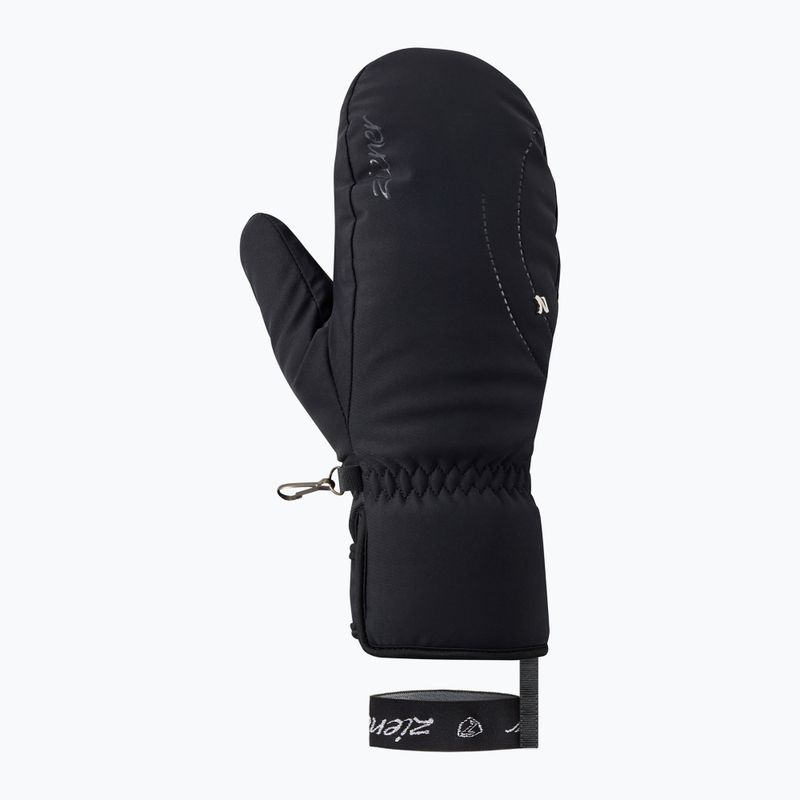 Women's ski gloves ZIENER Kjely-Z GTX Gore Plus Warm Mitten black 2