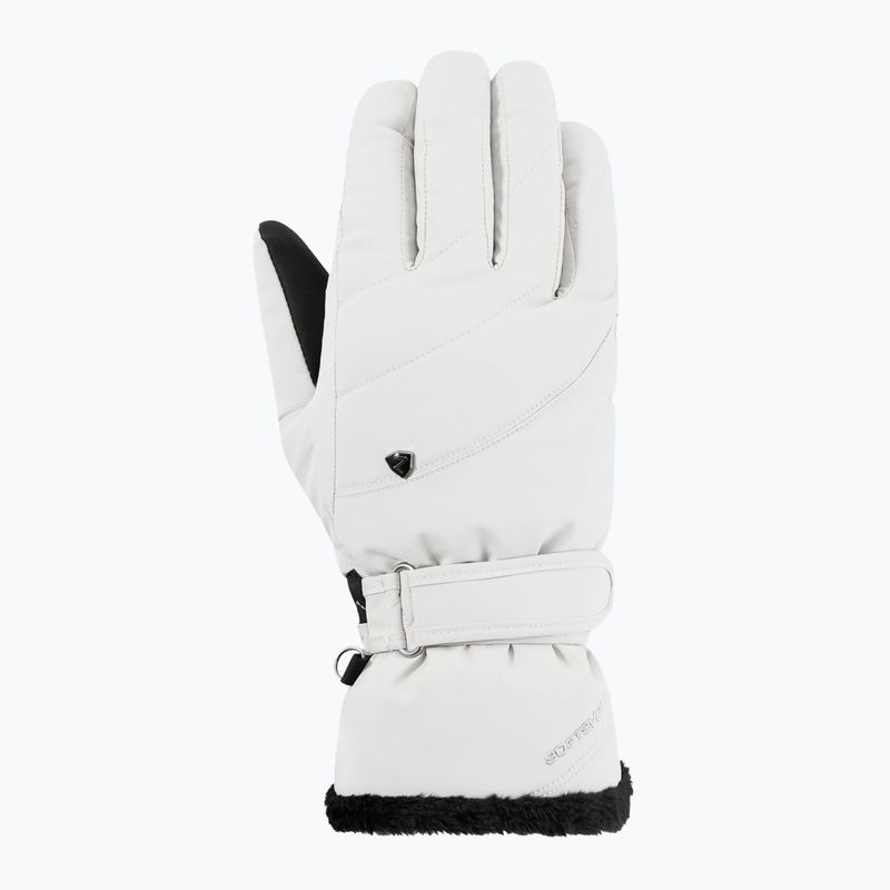 Women's ski gloves ZIENER Keaka-Z Aquashield PR white 2