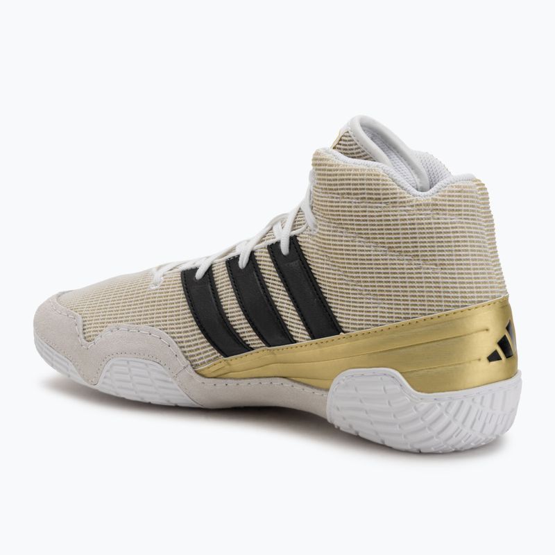 Boxing shoes adidas Speedex core black/gold metallic 3