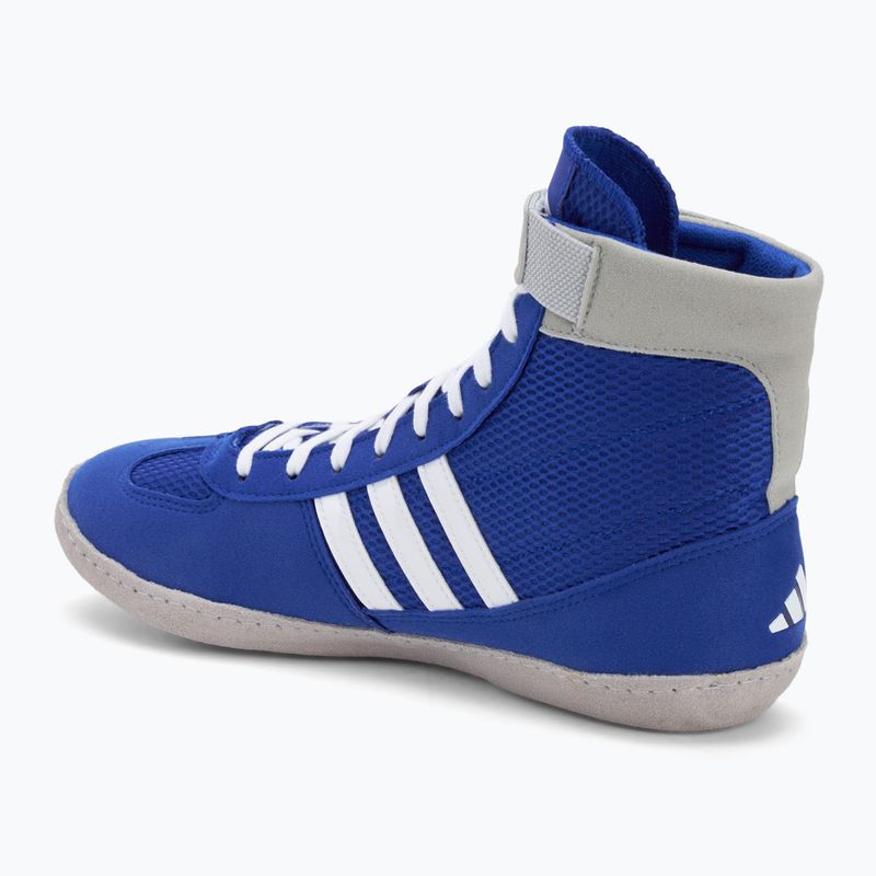 Boxing shoes adidas Combat Speed.4 royal bluee/footwear white/grey two 3