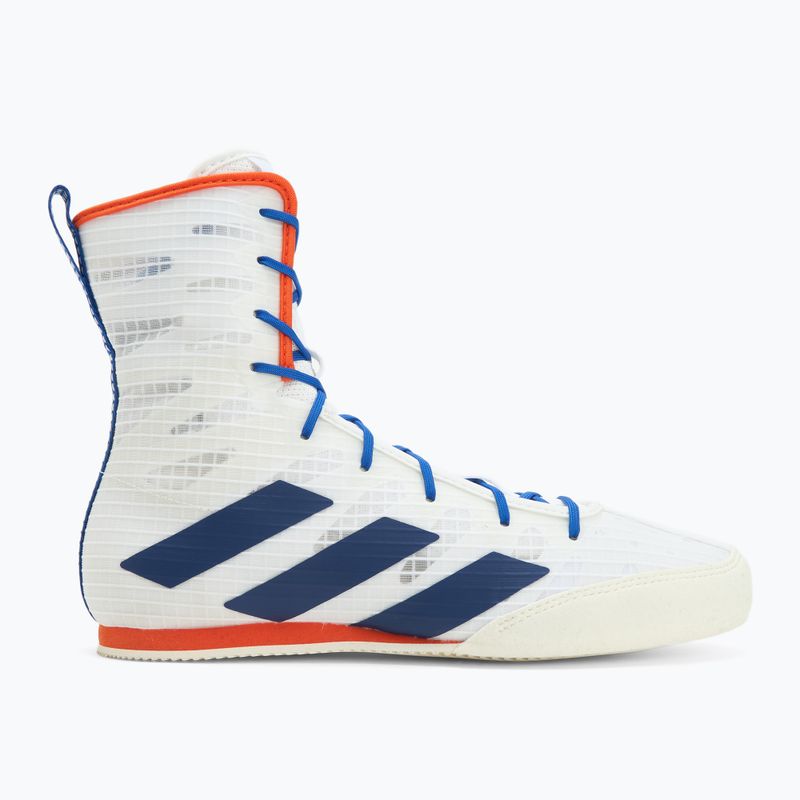 Boxing shoes adidas Box Hog 4 white/navy 2